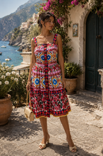 Load image into Gallery viewer, Fake Dolce Mambo Print Cotton Dress Size US 6/ IT 42
