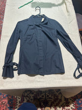 Load image into Gallery viewer, Hugo Boss Women's Navy Blue Dress Shirt Size IT 42/ US 6/ UK 10
