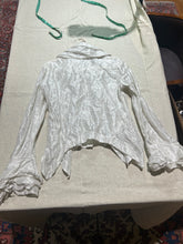 Load image into Gallery viewer, Vintage Sheer White Blouse IT 42/ US 6/ UK 10
