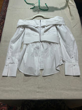Load image into Gallery viewer, Johanna Ortiz White Structured Blouse IT 42/ US 6/ UK 10
