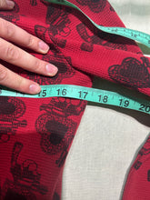 Load image into Gallery viewer, Betsey Johnson Graphic Red and Black Gun Sweater Dress Size M

