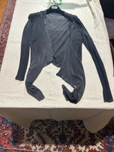 Load image into Gallery viewer, All Saints Grey Cardigan Shirt Size US 10
