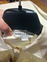 Load image into Gallery viewer, Mariella Burani Embroidered  100% Silk satin Blouse Size US 8/ IT 42
