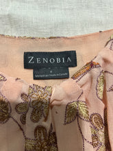 Load image into Gallery viewer, Zenobia Silk Pink Embroidered Spaghetti Strap Bubble Shirt Size US 6/ IT 42
