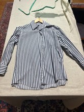Load image into Gallery viewer, Hugo Boss Mens Vertical Striped Shirt Oversized Size US 6/ IT 42
