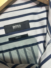 Load image into Gallery viewer, Hugo Boss Mens Vertical Striped Shirt Oversized Size US 6/ IT 42
