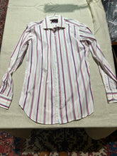 Load image into Gallery viewer, Etro Men’s Milano Pink Purple Striped Dress Shirt Size US 6/ IT 42
