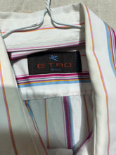 Load image into Gallery viewer, Etro Men’s Milano Pink Purple Striped Dress Shirt Size US 6/ IT 42
