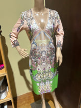 Load image into Gallery viewer, Roberto Cavalli Pink and Green Patterned Size IT 42/ US 6/ UK 10
