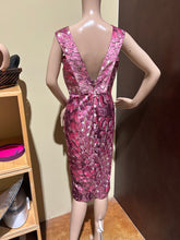 Load image into Gallery viewer, Roberto Cavalli "Just Cavalli" Hot Pink Patterned Sheath Dress Size IT 44/ US 8/ UK 12
