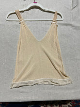 Load image into Gallery viewer, Zenobia Matching Apricot/Cream Set Sheer Shirts Size S
