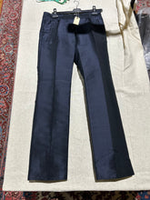 Load image into Gallery viewer, Costume National Silk Women's Navy Blue Suit (Pants and Jacket) Size IT 42
