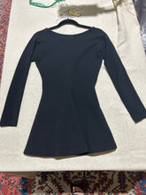 Load image into Gallery viewer, Vintage Black Knit Set (Skirt and Top) Size S
