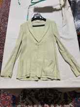 Load image into Gallery viewer, Luca Luca Handmade Pastel Green Linen/ Seersucker Summer Suit (Pants, Jacket and Shirts) Size M
