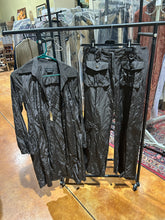 Load image into Gallery viewer, Zenobia Gray Shiny Suit (Jacket and Pants) Size 6
