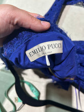 Load image into Gallery viewer, Vintage Emilio Pucci Blue Lace Dress Size Size IT 42/ US 6
