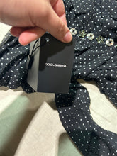 Load image into Gallery viewer, Dolce Gabbana 100% Silk Polka Dot NWT Corset Cocktail Dress Size US 2/4/ IT 40/42
