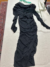 Load image into Gallery viewer, Dolce Gabbana 100% Silk Polka Dot NWT Corset Cocktail Dress Size US 2/4/ IT 40/42
