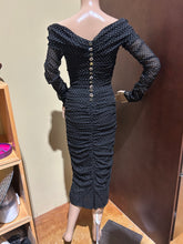 Load image into Gallery viewer, Dolce Gabbana 100% Silk Polka Dot NWT Corset Cocktail Dress Size US 2/4/ IT 40/42
