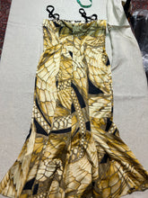 Load image into Gallery viewer, Roberto Cavalli "Just Cavalli" Cobra and Snake Print Gold Embossed Dress Size US 8/ IT 44
