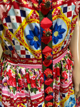 Load image into Gallery viewer, Fake Dolce Mambo Print Cotton Dress Size US 6/ IT 42
