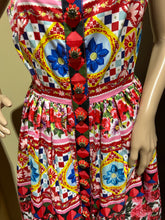Load image into Gallery viewer, Fake Dolce Mambo Print Cotton Dress Size US 6/ IT 42
