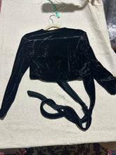 Load image into Gallery viewer, Mariella Burani Crushed Velvet Wrap Sweater Size EU 38/ IT 42/ US 6
