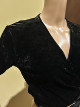 Load image into Gallery viewer, Mariella Burani Crushed Velvet Wrap Sweater Size EU 38/ IT 42/ US 6

