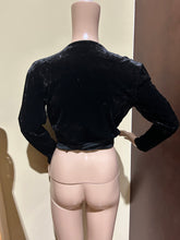 Load image into Gallery viewer, Mariella Burani Crushed Velvet Wrap Sweater Size EU 38/ IT 42/ US 6
