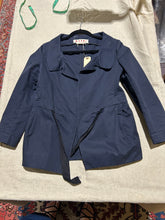 Load image into Gallery viewer, Marni Navy Blue Wrap Blazer Size IT 42/ US 6
