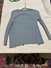 Load image into Gallery viewer, Armani Exchange Asymmetrical Steel Blue Knit Set Size IT 42/ US 6
