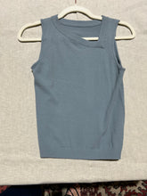 Load image into Gallery viewer, Armani Exchange Asymmetrical Steel Blue Knit Set Size IT 42/ US 6
