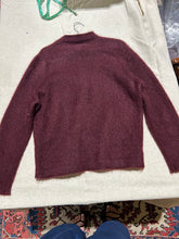 Load image into Gallery viewer, Vintage Burgundy Knit Set (Sweater and Skirt) Size IT 42/ US 6
