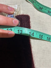 Load image into Gallery viewer, Vintage Burgundy Knit Set (Sweater and Skirt) Size IT 42/ US 6
