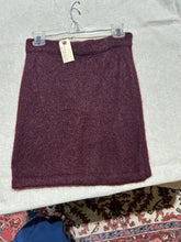 Load image into Gallery viewer, Vintage Burgundy Knit Set (Sweater and Skirt) Size IT 42/ US 6
