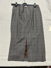 Load image into Gallery viewer, Zenobia Gray Plaid Suit Set (Vest, Skirt, and Pants) Size IT 42/ US 6
