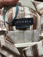 Load image into Gallery viewer, Zenobia Striped 90s Suit (Jacket, skirt, shirt) Size IT 42/ US 6
