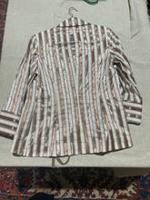 Load image into Gallery viewer, Zenobia Striped 90s Suit (Jacket, skirt, shirt) Size IT 42/ US 6
