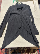 Load image into Gallery viewer, Zenobia Shiny Black Suit Set (Jacket/ Shirt and Pants) Size IT 42/ US 6
