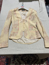 Load image into Gallery viewer, Zenobia Pastel Yellow Suit Set (Jacket and Skirt) Size IT 42/ US 6/ 4
