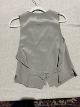 Load image into Gallery viewer, Giorgio Armani 100% Silk Crepe Gray Skirt Suit Set (Jacket, Skirt, and Vest) Size IT 42/ US 6/ 4
