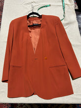 Load image into Gallery viewer, Giorgio Armani Burnt Orange Wool Suit Set (Blazer and Vest) Size IT 40/ US 4 (Copy)
