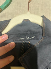 Load image into Gallery viewer, Lida Baday Black Cotton with self Belt Dress Size US 6/ IT 42
