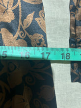 Load image into Gallery viewer, Vintage 80s Shoulder Pads Metallic Bronze and Black Blouse /Tunic/Jacket Size M
