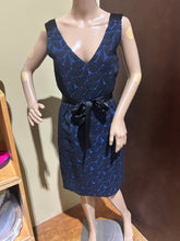 Load image into Gallery viewer, Thakoon Blue and Black Detail Sheath Dress Size IT 42/ US 6

