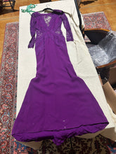 Load image into Gallery viewer, Stunning Purple Lace Gown Dress Size IT 42/ US 6
