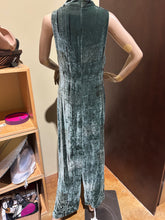 Load image into Gallery viewer, Emporio Armani Forest Green Velvet Cowl Neck Gown Size IT 42/ US 6
