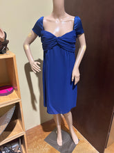 Load image into Gallery viewer, Valentino Vintage Electric Blue Knee Length Babydoll Dress Size IT 42/ US 6
