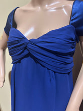 Load image into Gallery viewer, Valentino Vintage Electric Blue Knee Length Babydoll Dress Size IT 42/ US 6
