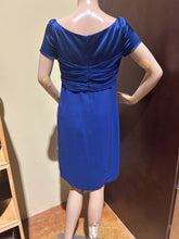 Load image into Gallery viewer, Valentino Vintage Electric Blue Knee Length Babydoll Dress Size IT 42/ US 6
